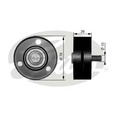 DA TENSIONERS T36083 DRIVEALIGN MV IDLER Gates 