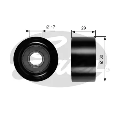 DA TENSIONERS T36084 DRIVEALIGN MV IDLER Gates 