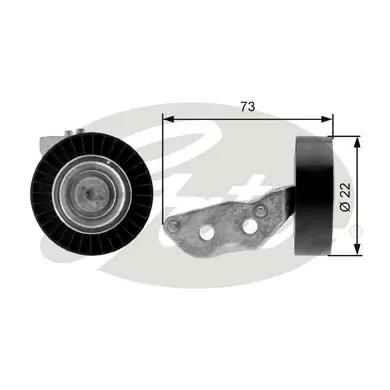 DA TENSIONERS T36105 DRIVEALIGN MV IDLER Gates 