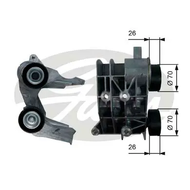 DA TENSIONERS T36107 DRIVEALIGN MV IDLER Gates 