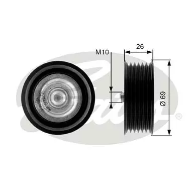 DA TENSIONERS T36125 DRIVEALIGN MV IDLER Gates 