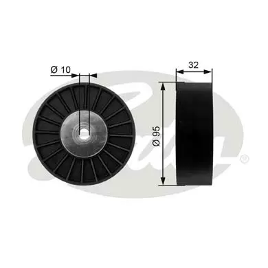 DriveAlign® Idler Pulley T36135 FLEETRUNNER MV IDLER 