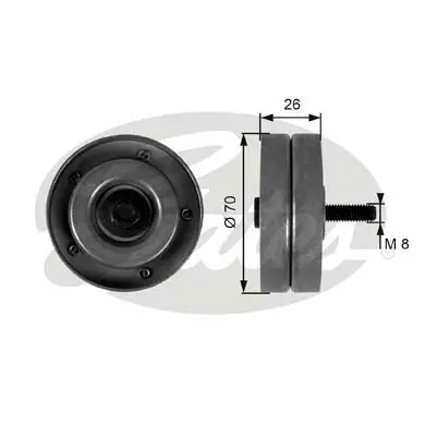 DA TENSIONERS T36168 DRIVEALIGN MV IDLER Gates 