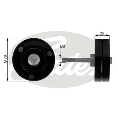 DA TENSIONERS T36184 DRIVEALIGN MV IDLER Gates 