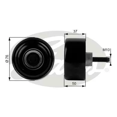 DA TENSIONERS T36186 DRIVEALIGN MV IDLER Gates 