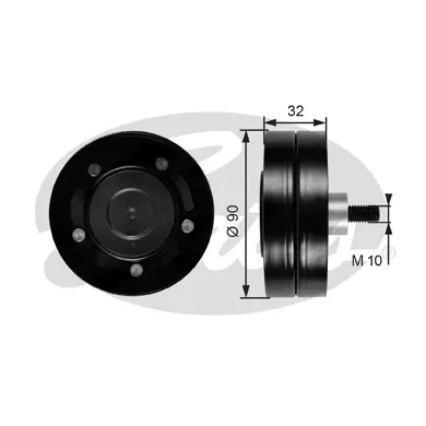 DriveAlign® Idler Pulley T36187 FLEETRUNNER MV IDLER 
