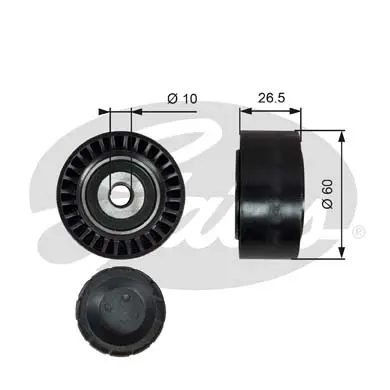 DA TENSIONERS T36190 DRIVEALIGN MV IDLER Gates 