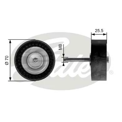 DA TENSIONERS T36204 DRIVEALIGN MV IDLER Gates 