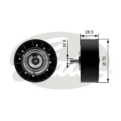DA TENSIONERS T36211 DRIVEALIGN MV IDLER Gates 