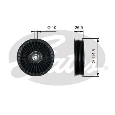DA TENSIONERS T36212 DRIVEALIGN MV IDLER Gates 