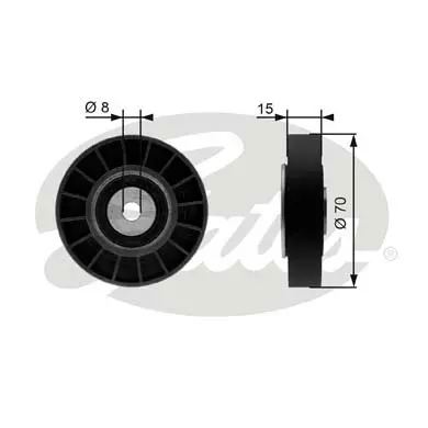 DA TENSIONERS T36214 DRIVEALIGN MV IDLER Gates 