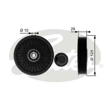 DA TENSIONERS T36216 DRIVEALIGN MV IDLER Gates 