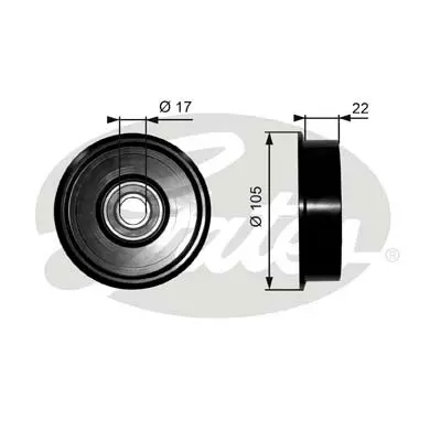DA TENSIONERS T36228 DRIVEALIGN MV IDLER Gates 