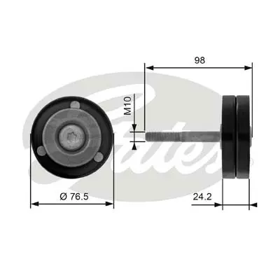 DA TENSIONERS T36232 DRIVEALIGN MV IDLER Gates 