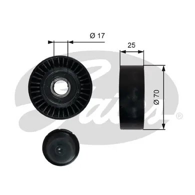 DA TENSIONERS T36249 DRIVEALIGN MV IDLER Gates 