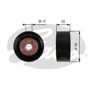DA TENSIONERS T36253 DRIVEALIGN MV IDLER Gates 