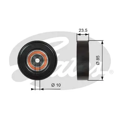 DA TENSIONERS T36274 DRIVEALIGN MV IDLER Gates 
