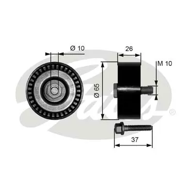 DA TENSIONERS T36300 DRIVEALIGN MV IDLER Gates 