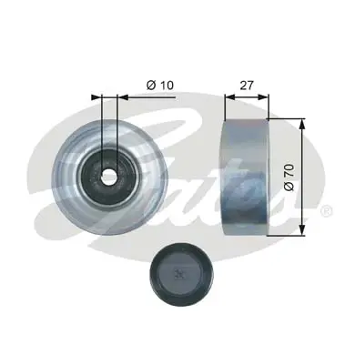 DA TENSIONERS T36325 DRIVEALIGN MV IDLER Gates 