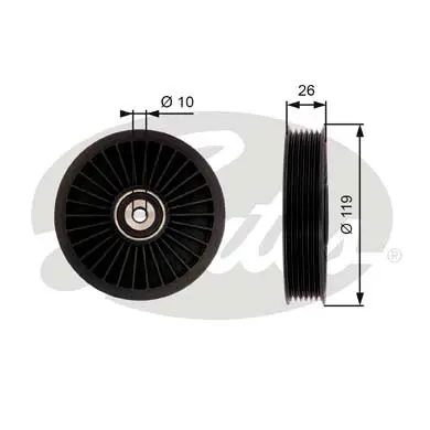 DA TENSIONERS T36391 DRIVEALIGN MV IDLER Gates 