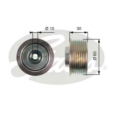 DA TENSIONERS T36406 DRIVEALIGN MV IDLER Gates 