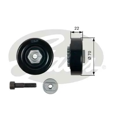 DA TENSIONERS T36408 DRIVEALIGN MV IDLER Gates 