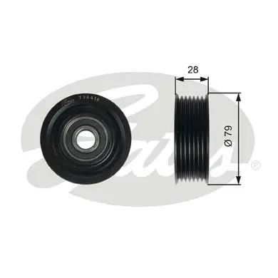 DA TENSIONERS T36416 DRIVEALIGN MV IDLER Gates 