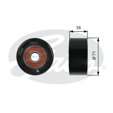 DA TENSIONERS T36417 DRIVEALIGN MV IDLER Gates 