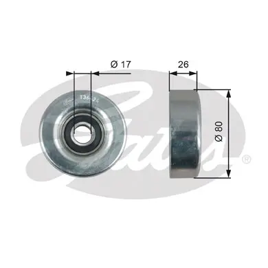 DA TENSIONERS T36424 DRIVEALIGN MV IDLER Gates 