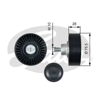 DA TENSIONERS T36455 DRIVEALIGN MV IDLER Gates 
