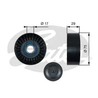 DA TENSIONERS T36462 DRIVEALIGN MV IDLER Gates 