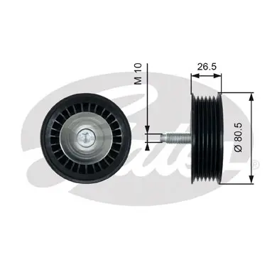 DA TENSIONERS T36490 DRIVEALIGN MV IDLER Gates 