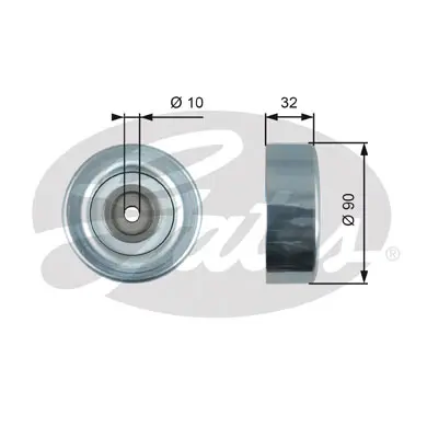 DA TENSIONERS T36495 DRIVEALIGN MV IDLER Gates 