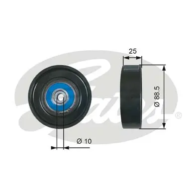 DA TENSIONERS T36605 DRIVEALIGN MV IDLER Gates 