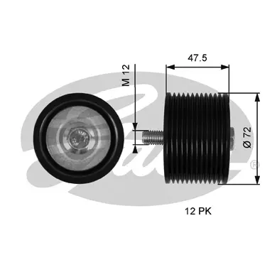 DriveAlign® Idler Pulley T36627 FLEETRUNNER MV IDLER 