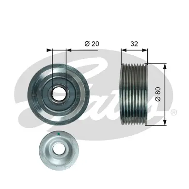 DriveAlign® Idler Pulley T36631 FLEETRUNNER MV IDLER 