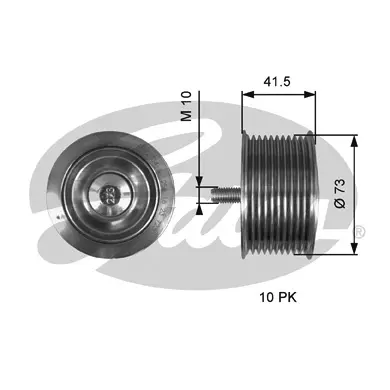 DriveAlign® Idler Pulley T36634 FLEETRUNNER MV IDLER 