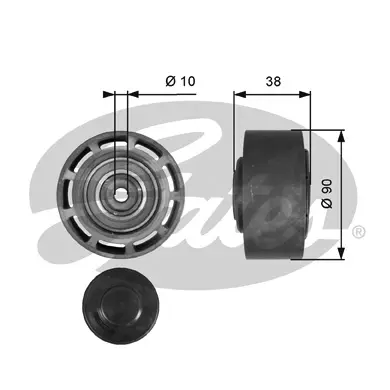 DriveAlign® Idler Pulley T36636 FLEETRUNNER MV IDLER 