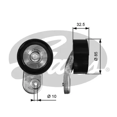 DriveAlign® Idler Pulley T36643 FLEETRUNNER MV IDLER 