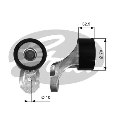 DA TENSIONERS HEAVY DUTY T36651 FLEETRUNNER MV IDLER Gates 