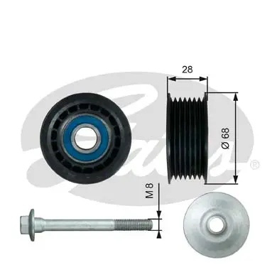 DA TENSIONERS T36731 DRIVEALIGN MV IDLER Gates 