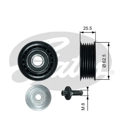 DA TENSIONERS T36736 DRIVEALIGN MV IDLER Gates 