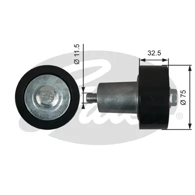 DriveAlign® Idler Pulley T36737 FLEETRUNNER MV IDLER 