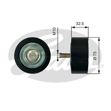 DriveAlign® Idler Pulley T36739 FLEETRUNNER MV IDLER 