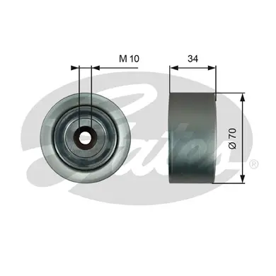 DriveAlign® Idler Pulley T36742 FLEETRUNNER MV IDLER 