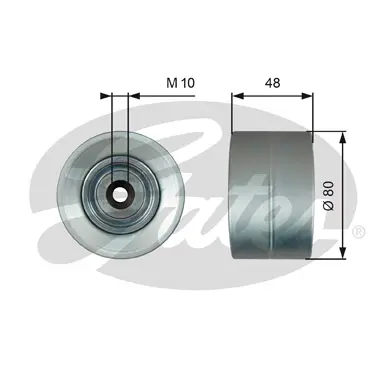 DriveAlign® Idler Pulley T36745 FLEETRUNNER MV IDLER 