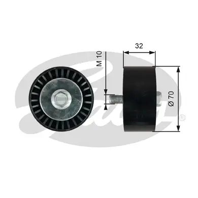 DA TENSIONERS T36748 DRIVEALIGN MV IDLER Gates 