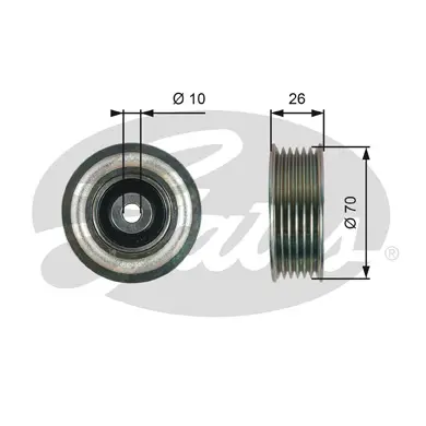 DA TENSIONERS T36750 DRIVEALIGN MV IDLER Gates 