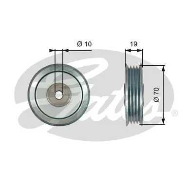 DA TENSIONERS T36751 DRIVEALIGN MV IDLER Gates 