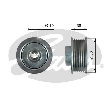 DA TENSIONERS T36753 DRIVEALIGN MV IDLER Gates 